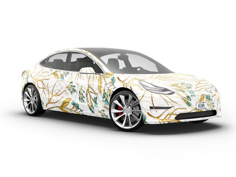 Growing Memories Floral Vehicle Vinyl Wrap