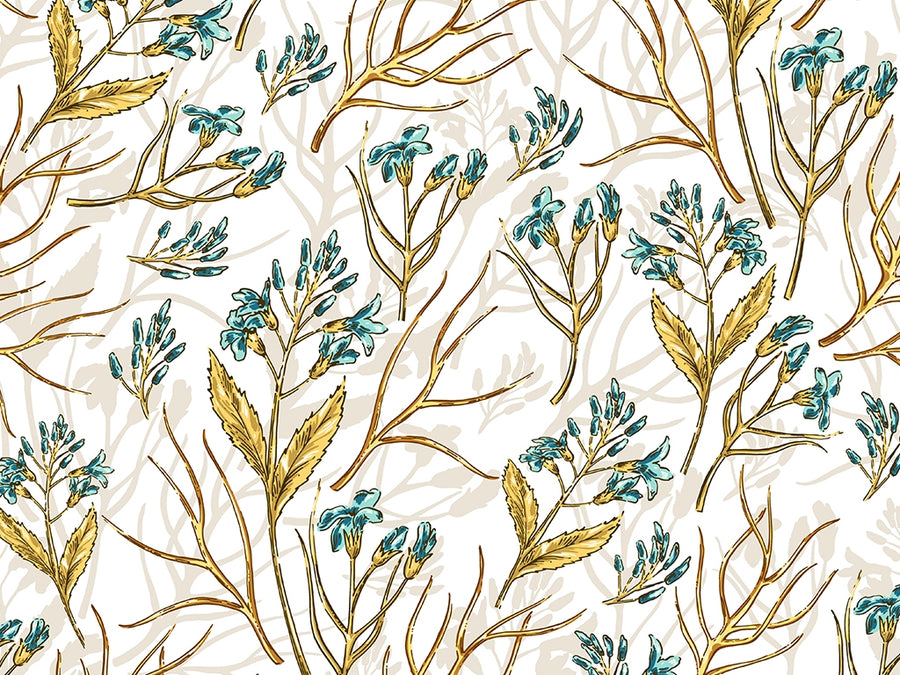 Growing Memories Floral Vinyl Wrap Pattern~Rwraps Series 914 Digitally Printed Vinyl Wrap~0