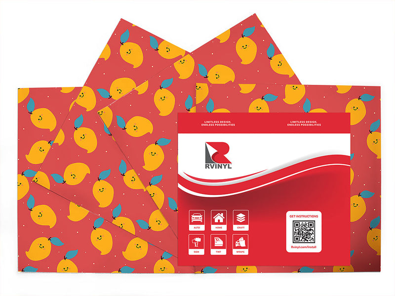 grown rosigold fruit Craft Vinyl Sheet Pack