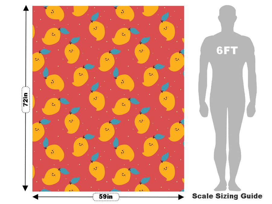 Grown Rosigold Fruit Vehicle Wrap Scale~Rwraps Series 914 Grown Rosigold Fruit Measurements~1
