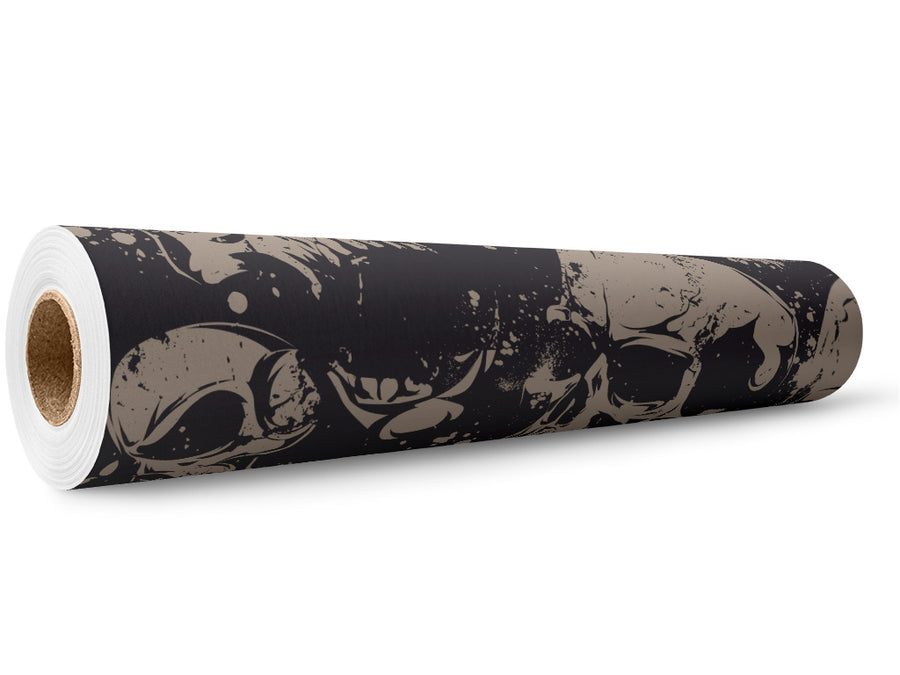 Grunge Death Halloween Wrap Film Wholesale Roll~Rwraps Series 914 Digitally Printed Vinyl Roll~5