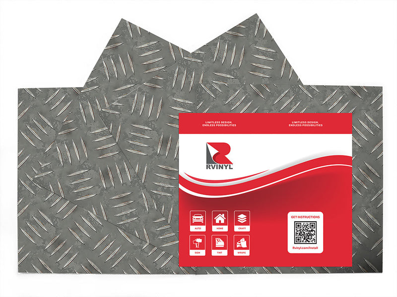 grunge tread diamond plate Craft Vinyl Sheet Pack