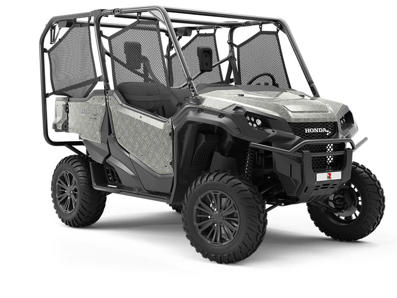 Grunge Tread Diamond Plate Utility Vehicle Vinyl Wrap