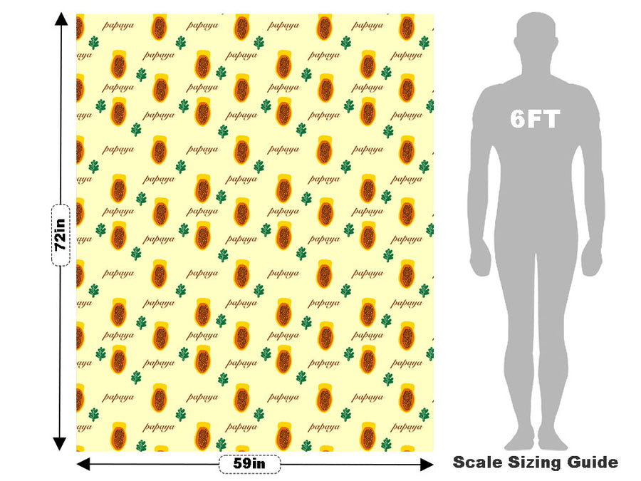 Guinea Gold Fruit Vehicle Wrap Scale~Rwraps Series 914 Guinea Gold Fruit Measurements~1