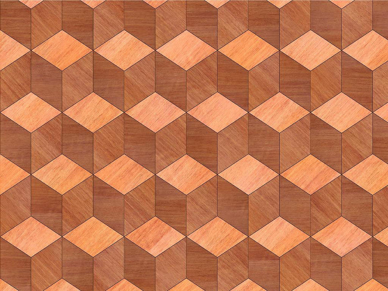 Gunstock Stain Wooden Parquet Vinyl Wrap Pattern~Rwraps Series 914 Digitally Printed Vinyl Wrap~0