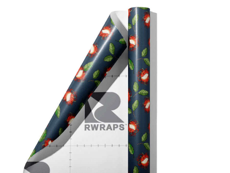 Gustful Gulabatu Fruit Wrap Film Sheets~Rwraps Series 914 Gustful Gulabatu Fruit Scrolled Sheet~3