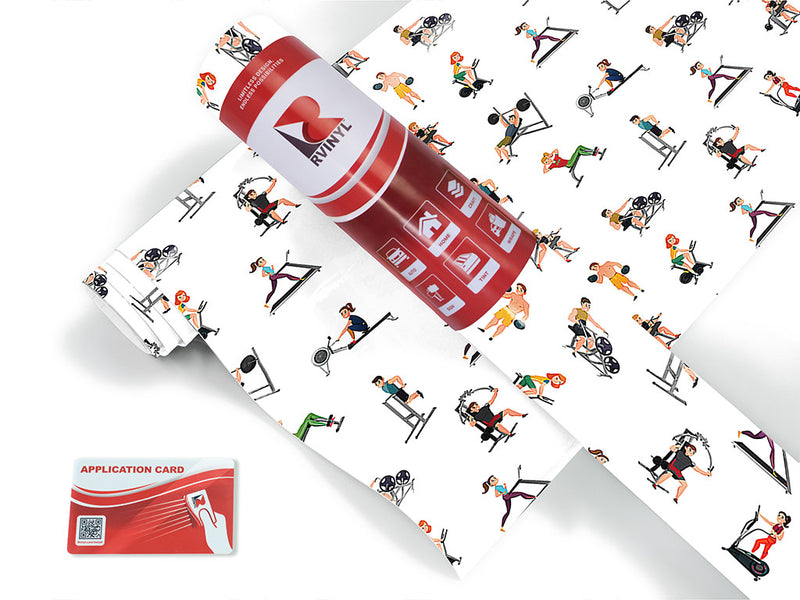 gym rats sport Craft Vinyl Roll