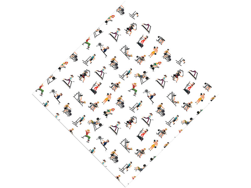 Gym Rats Sport Vinyl Wrap Pattern