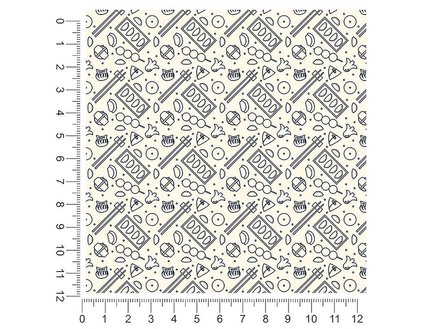 gyoza dinner japanese 1ft x 1ft Craft Sheets