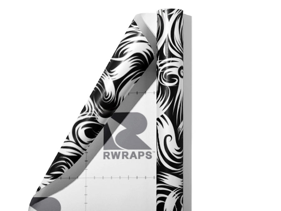 Hairy Ape Abstract Wrap Film Sheets~Rwraps Series 914 Hairy Ape Abstract Scrolled Sheet~3
