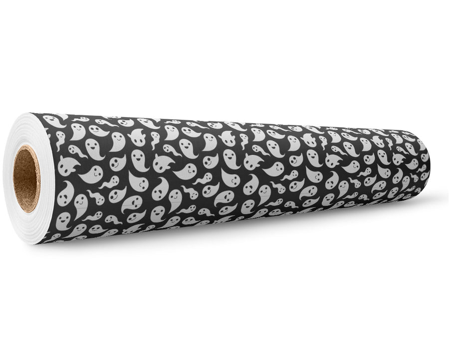 Happy Apparitions Halloween Wrap Film Wholesale Roll~Rwraps Series 914 Digitally Printed Vinyl Roll~5