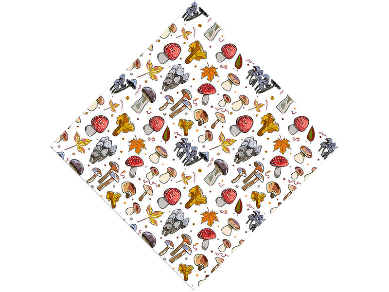 Happy Caps Mushroom Vinyl Wrap Pattern