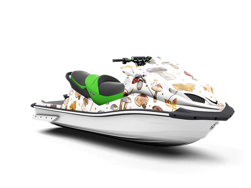 Happy Caps Mushroom Jet Ski Vinyl Customized Wrap