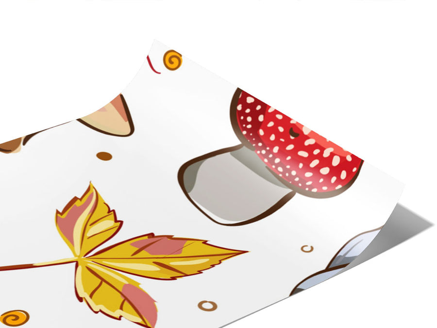Happy Caps Mushroom Vinyl Wraps~Rwraps Series 914 Digitally Printed Vinyl Wrap~0