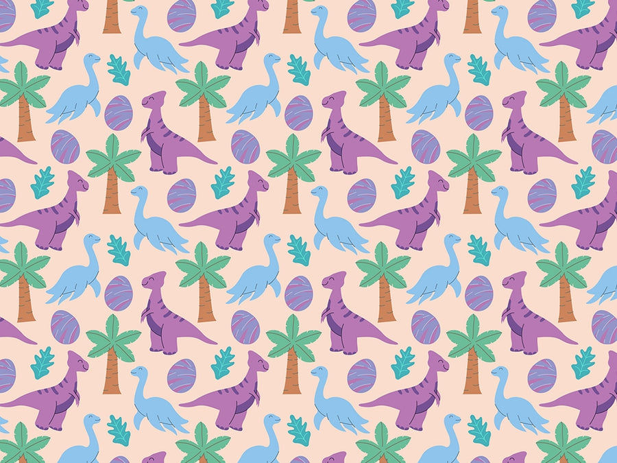 Happy Hadrosaurs Dinosaur Vinyl Wrap Pattern~Rwraps Series 914 Digitally Printed Vinyl Wrap~0