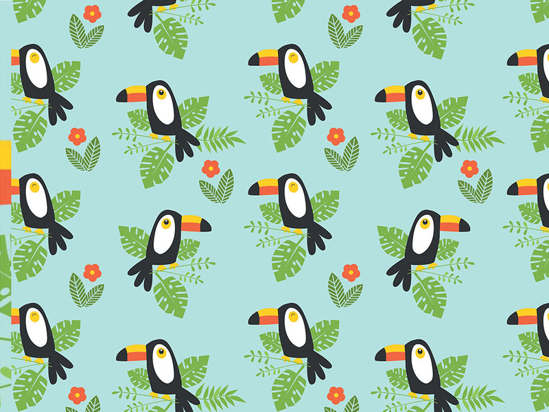 Happy Tropics Birds Vinyl Wrap Pattern~Rwraps Series 914 Digitally Printed Vinyl Wrap~0