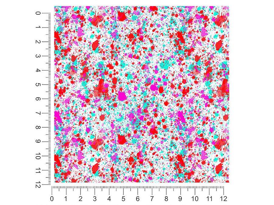 happy valentine paint splatter 1ft x 1ft Craft Sheets