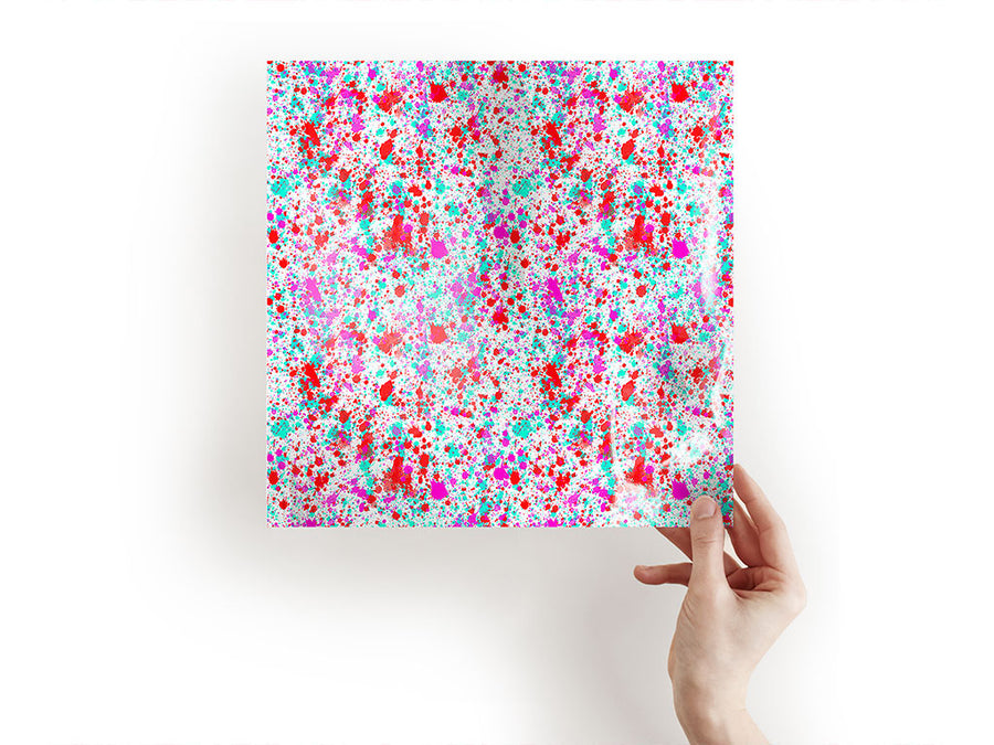 happy valentine paint splatter Craft Sheets