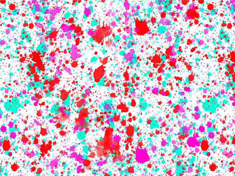 Happy Valentine Paint Splatter Vinyl Wrap Pattern~Rwraps Series 914 Digitally Printed Vinyl Wrap~0