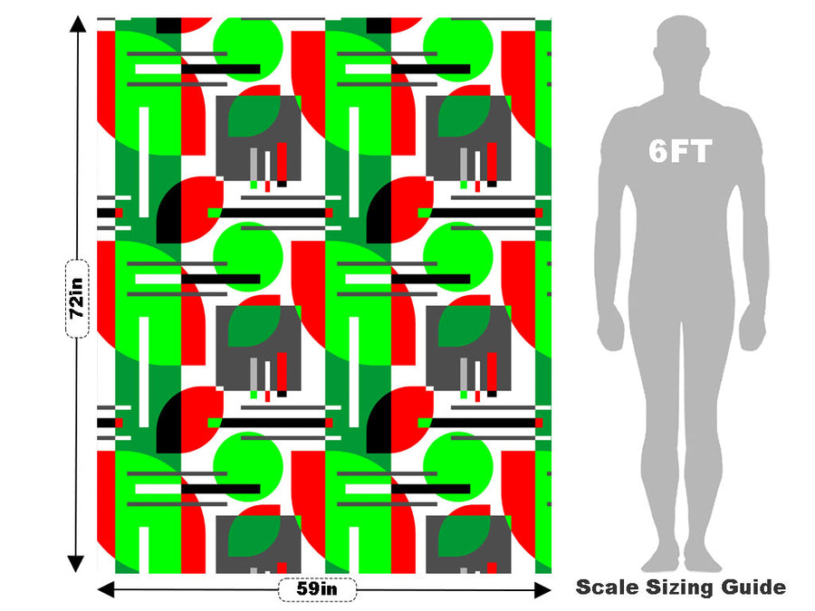 Hard Apple Abstract Vehicle Wrap Scale~Rwraps Series 914 Hard Apple Abstract Measurements~1
