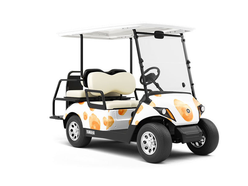 Hard Work Watercolor Wrapped Golf Cart