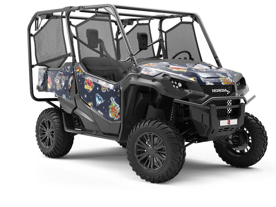 Hardcore Classic Tattoo Utility Vehicle Vinyl Wrap