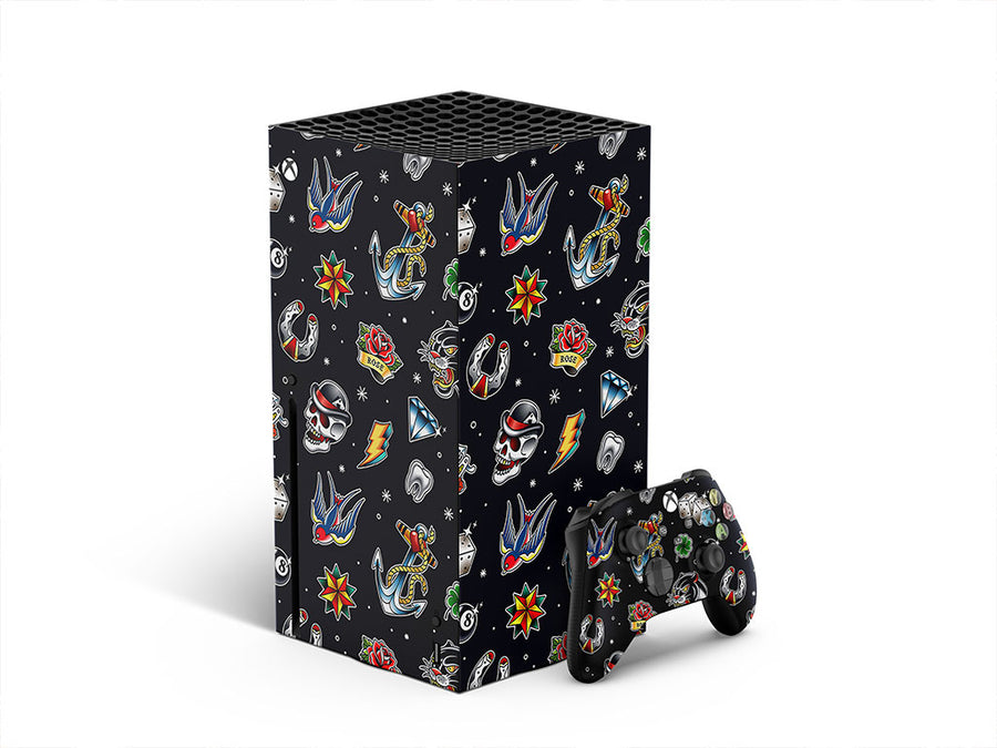 hardcore classic tattoo XBOX DIY Decal