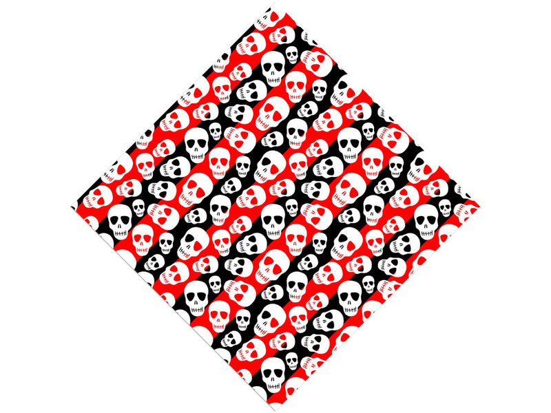 Harlequin Heads Halloween Vinyl Wrap Pattern