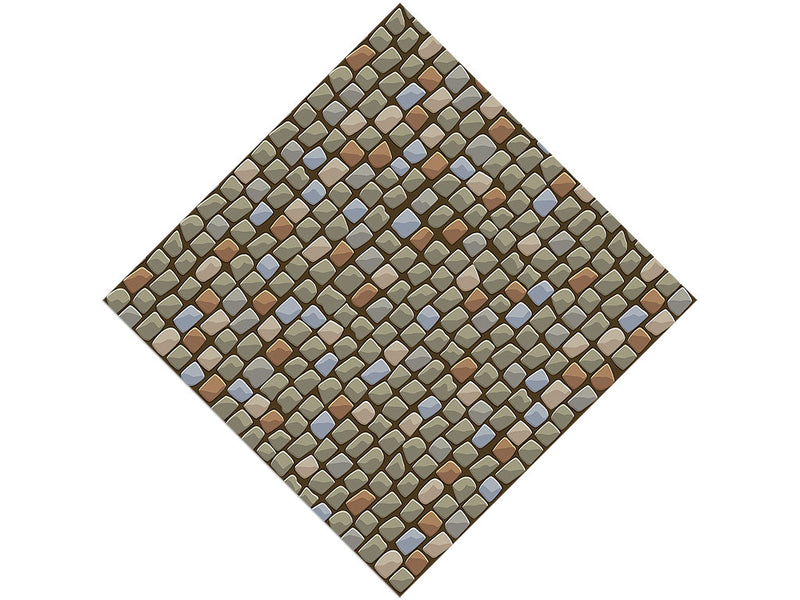 Harvest Brown Brick Vinyl Wrap Pattern