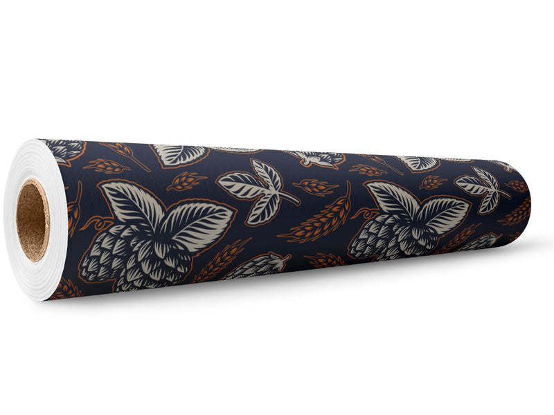 Harvest Hops Alcohol Wrap Film Wholesale Roll~Rwraps Series 914 Digitally Printed Vinyl Roll~5