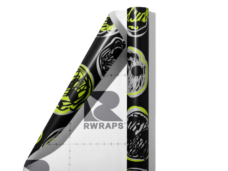 Haunted Dreams Halloween Wrap Film Sheets~Rwraps Series 914 Haunted Dreams Halloween Scrolled Sheet~3