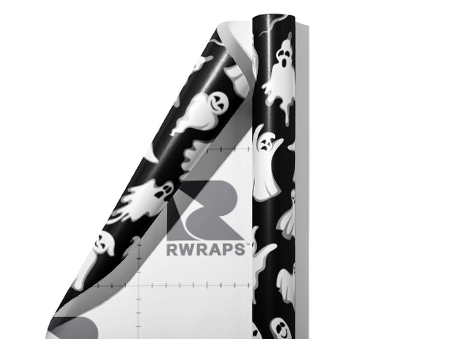 Haunted Parade Halloween Wrap Film Sheets~Rwraps Series 914 Haunted Parade Halloween Scrolled Sheet~3
