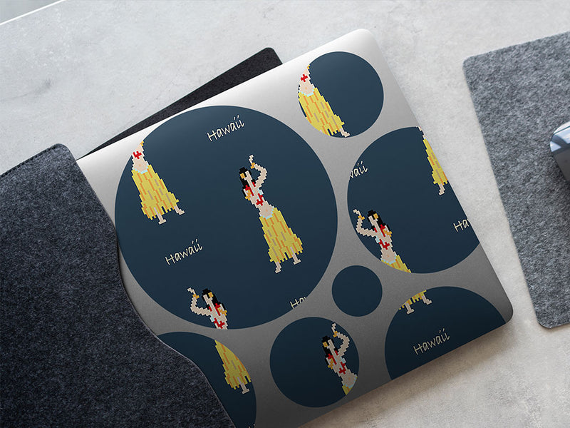 hawaii hula DIY Laptop Stickers