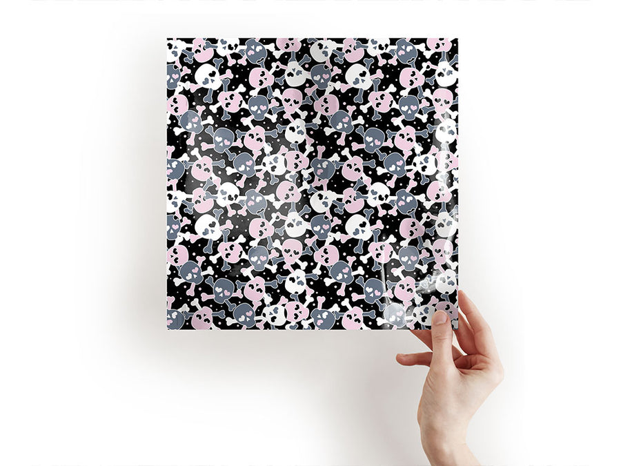 heart eyes skull and bones Craft Sheets