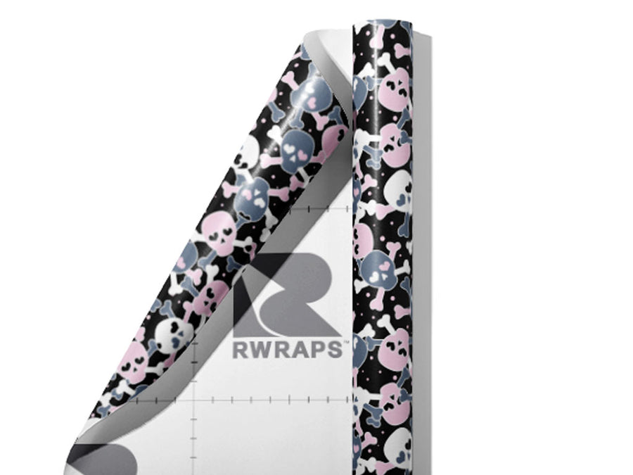 Heart Eyes Halloween Wrap Film Sheets~Rwraps Series 914 Heart Eyes Halloween Scrolled Sheet~3