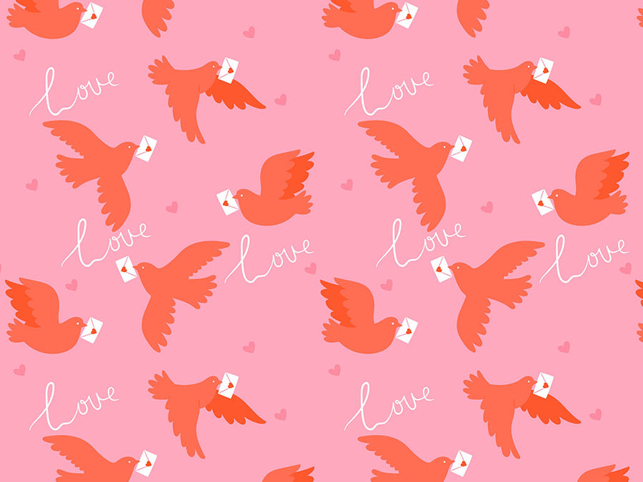 Heartfelt Carriers Birds Vinyl Wrap Pattern~Rwraps Series 914 Digitally Printed Vinyl Wrap~0