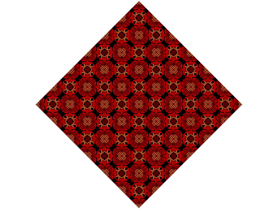 Hearts Pounding Art Deco Vinyl Wrap Pattern