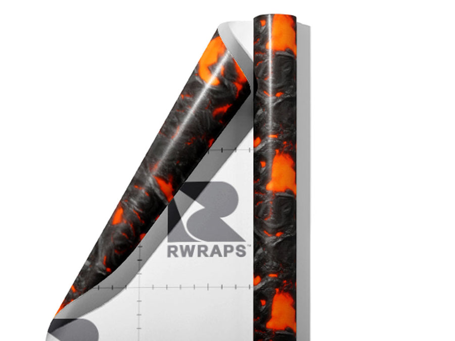 Heated Reset Lava Wrap Film Sheets~Rwraps Series 914 Heated Reset Lava Scrolled Sheet~3