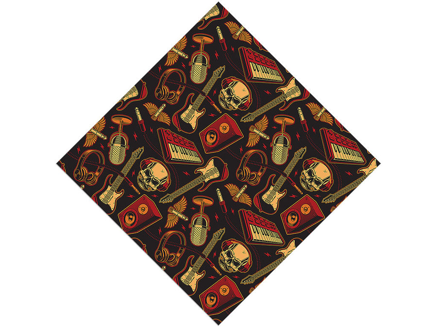 Heavy Metal Music Vinyl Wrap Pattern