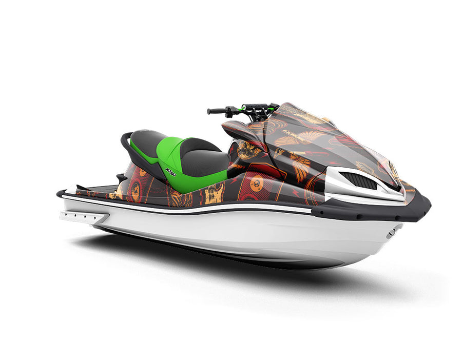 Heavy Metal Music Jet Ski Vinyl Customized Wrap