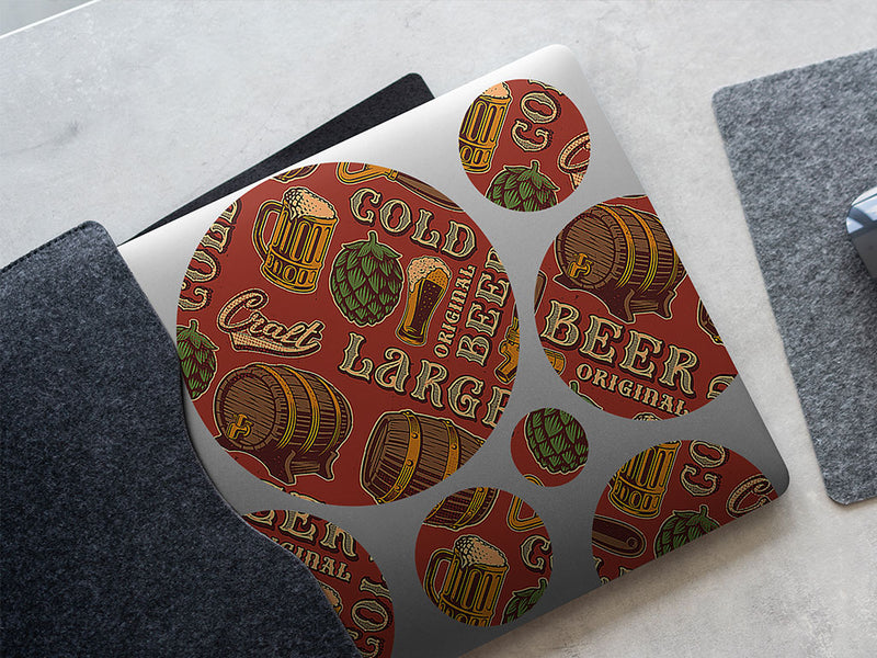 heavy pour alcohol DIY Laptop Stickers