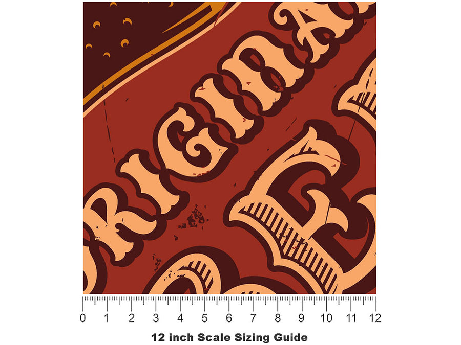 Heavy Pour Alcohol Vinyl Film Pattern Size 12 inch Scale~Rwraps Heavy Pour Alcohol Sizing Chart~2