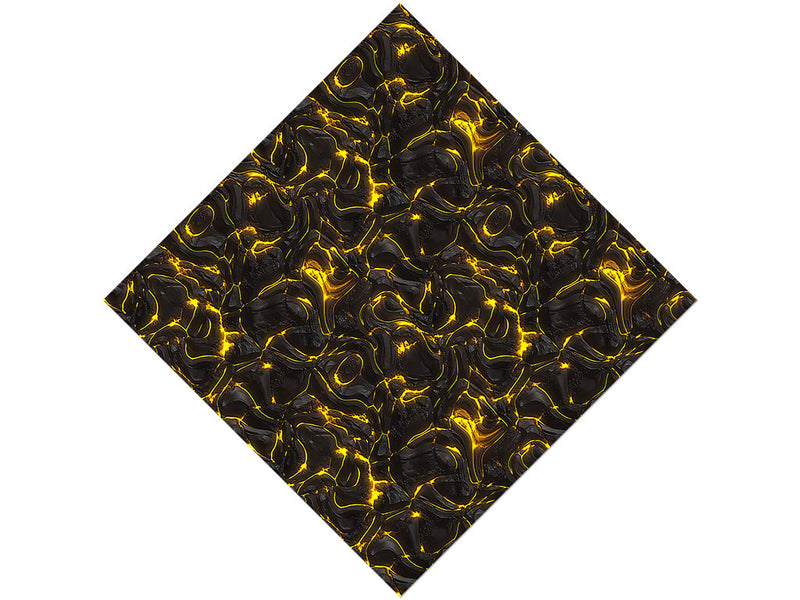 Heed My Warning Lava Vinyl Wrap Pattern