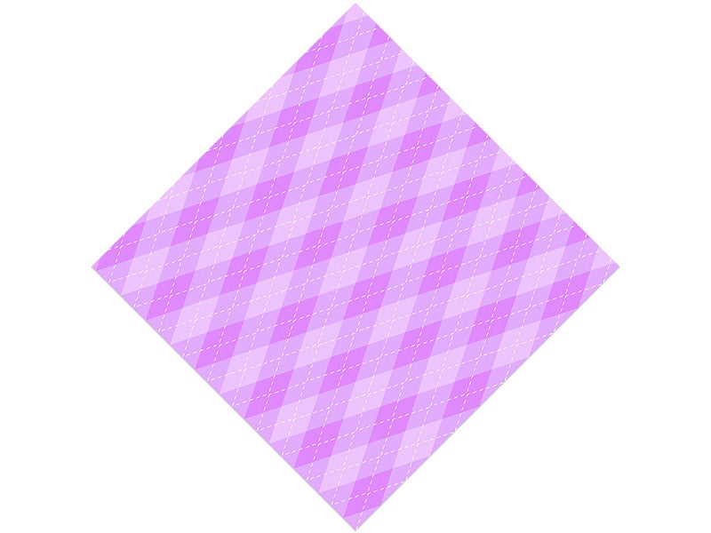 Heliotrope Dance Argyle Vinyl Wrap Pattern