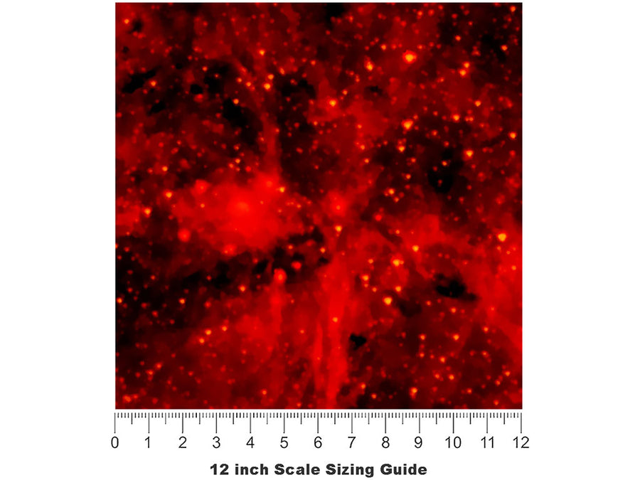 Hell Gate Science Fiction Vinyl Film Pattern Size 12 inch Scale~Rwraps Hell Gate Science Fiction Sizing Chart~2