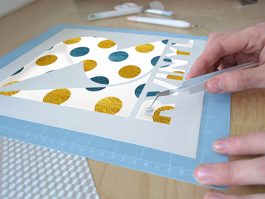 hello goodbye polka dot Easy Weed Craft Vinyl