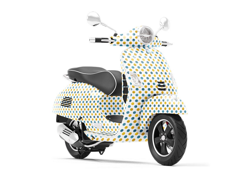 Hello Goodbye Polka Dot Vespa Scooter Wrap Film