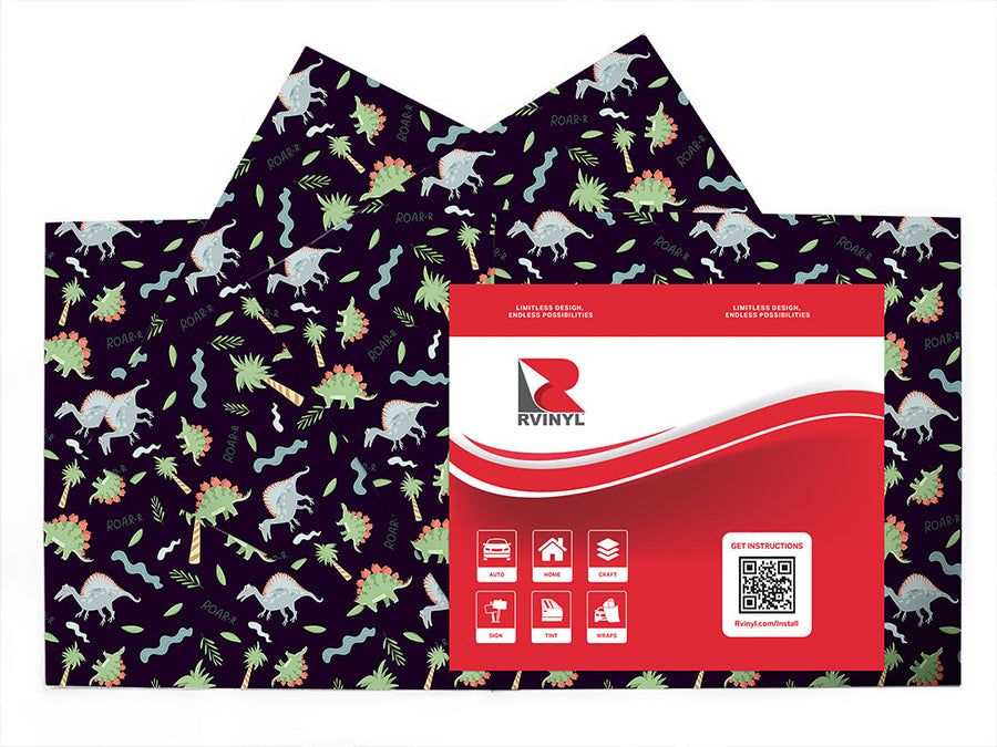 herb life dinosaur Craft Vinyl Sheet Pack