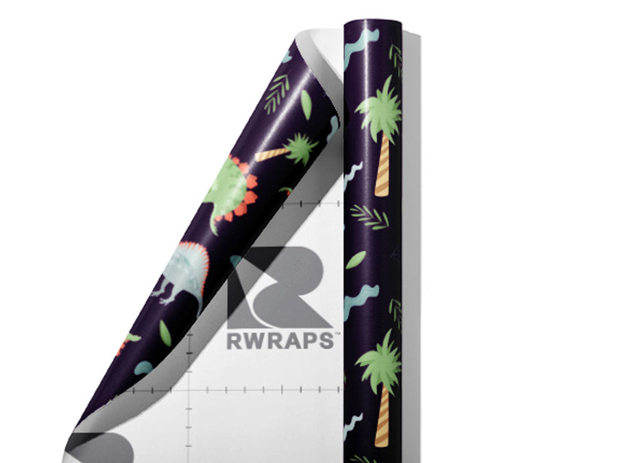 Herb Life Dinosaur Wrap Film Sheets~Rwraps Series 914 Herb Life Dinosaur Scrolled Sheet~3