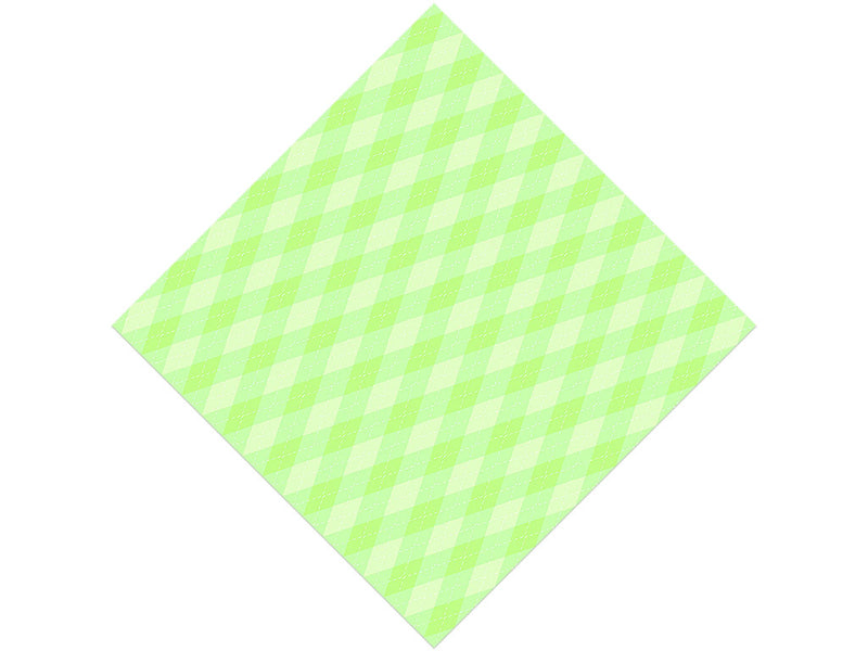 Herbal Mixture Argyle Vinyl Wrap Pattern